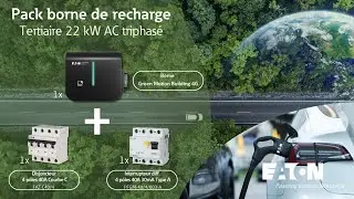 Pack triphas&eacute; borne de recharge tertiaire 22 kW AC + protections &eacute;lectriques associ&eacute;es, REF 73000852