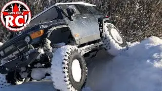 HPI Toyota Venture FJ Cruiser Canadian Winter Driving / Lets Play RC!