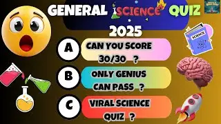 &ldquo;General Science Quiz 2025 🧪 | Trending Questions You Must Know!&rdquo; #science #quiz #kids