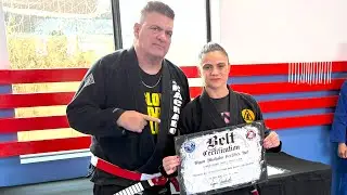 RIGAN MACHADO promotes CHRISTIANNY PAIVA LIMA to 2nd DEGREE BLACK BELT in BRAZILIAN JIU JITSU BJJ