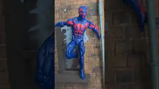 Marvel Legends Retro Spider-Man 2099 Posing #marvellegendscommunity #spiderman2099 #actionfigures