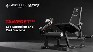 Master Series: Mikolo Fitness&reg; x GMWD Fitness&reg; 1:1 ratio cable system leg extension and curl machine