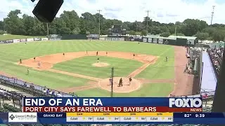 Mobile BayBears play their final game