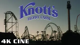 Cinematic Knotts Berry Farm February 2019 4K Footage