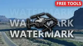 Как бесплатно нанести водяные знаки на фотографии и видео, снятые с дрона (защитите свою работу)