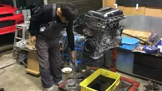 M氏  S15 SR20DET  エンジンオーバーホール動画 分解編 NO1