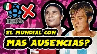 Selecciones IMPORTANTES que NO CLASIFICARON a MÉXICO 1970 - Un repaso por sus eliminatorias