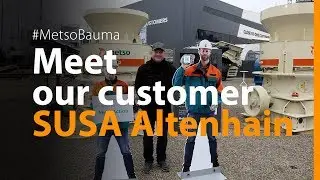 #MetsoBauma: Handing over the new MX3 cone crusher