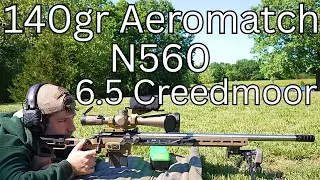 Проверка заряда Aeromatch 140 гран в калибре 6.5 Creedmoor: Vihtavuori N560, Alpha Brass и Federa...
