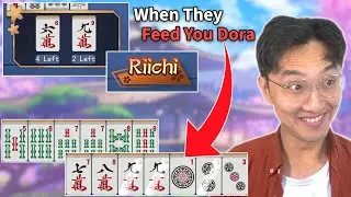 You Know Our Mid Laner Is Getting Reported After Intentionally Feeding Me This Kan [Mahjong Soul]
