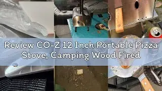 Review CO-Z 12 Inch Portable Pizza Stove, Camping Wood Fired Oven with Pellets & Pizza Stone