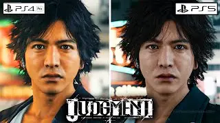 Сравнение графики Judgment PS5 и PS4 PRO: игровой процесс/PlayStation 5 против PlayStation 4 PRO ...