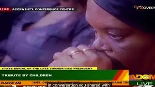 The Heart Touching Tribute by late Amissah Arthur's Wife & Children