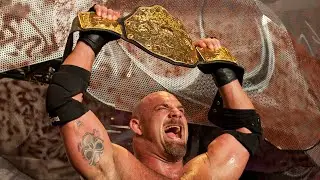 Голдберг выигрывает свой первый титул чемпиона мира в WWE: Unforgiven 2003