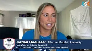 Jordan Haeusser - 2022-23 NAIA W At-Large Academic All-America of the Year (Lacrosse)
