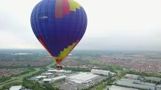 STUNNING HD DRONE FOOTAGE OF HOT AIR BALLOON