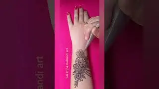 New Backhand Mehndi Design| Backhand Mehndi Trick| Arebic Mehndi Design| #mehndi #shorts #shortfeed