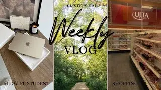 WEEKLY VLOG: New Semester, SAHM?, Get your butt up! 200$ Ulta haul