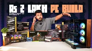 Rs 2 Lakh Gaming & Editing PC Build  | Ryzen 7 7800X 3D and RTX 5070 Ti🔥