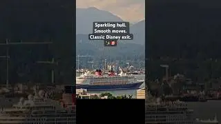 Smoothest departure of the season? Disney Wonder&rsquo;s Sailaway in Vancouver #disneycruise