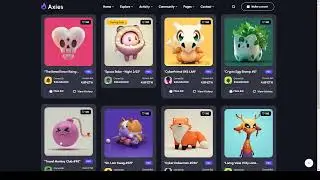 Axies - NFT Marketplace HTML Template digital crypto