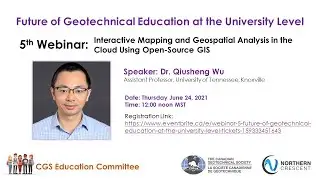 Webinar 5  Interactive Mapping and Geospatial Analysis in the Cloud Using Open-Source GIS