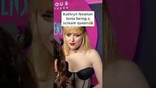 Kathryn Newton loves being a Scream Queen in her new horror rom-com, #LisaFrankenstein! #shorts