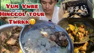 Mukbang amuk hwrk ani video lepparoi//ngacdi yum ywre hinggol tour twrkk// yen nganu mayam se