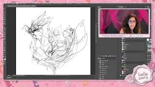 The Birds and the Bellossoms | Bellossoms DRAWS LIVE #livestream #meettheartist #draw #drawingvideo