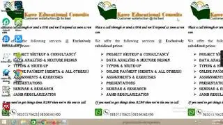 How to access FUNAAB POST-UTME Exam Portal by K&agrave;w&eacute; Edu Consults 🖥️