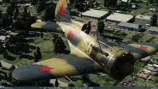 DCS World И 16 взлёт пилотаж пролёт под мостом  бой один на один посадка