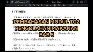 Pembahasan Modul TG2 Pengolahan Makanan BAB 5