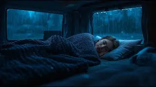 Natural Rain Sound in Forest Ambience for Meditation, Yoga, Mindfulness, Deep Relaxation, and Sleep