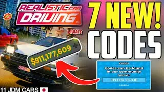 ⚠️UPDATE!💥[CODE]⚠️ REALISTIC CAR DRIVING ROBLOX CODES 2026! REALISTIC CAR DRIVING JANUARY CODES! 
