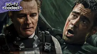 total recall (2012) - hauser and cohaagen showdown at the fall