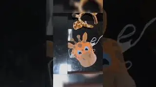 DIY Giraffe #kidsvideo #craftforkids #art