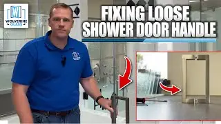 How to Fix a Loose Shower Door Handle
