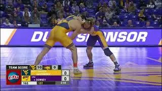 Ryder Downey vs. Sasha Gavronsky (165lbs) FULL MATCH | 2025-26 Big 12 Wrestling