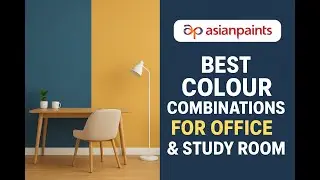 Best Colour Combination For The Office & Study Room: Asian Paints colour ideas #asianpaints