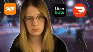 DoorDash, Uber Eats & Skip the Dishes on a Friday night in the RAIN!