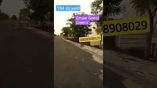 194 square yard Plot available for sale in Emaar Gomti Greens | registered plot #sonpage