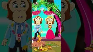 Monkey Uncle&rsquo;s Wedding - English Nursery Rhymes for Children | Galatta Kids | Monkey Song | Shorts