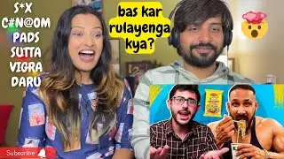 CARRYMINATI ROST TARUN GILL | MAGGIE KHAO BODY BANAO | REACTION | Funkie Couple Vlogs