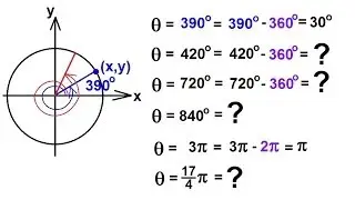 TRIGONOMETRY 1 (PRECALCULUS) (13 of 54) How to Convert Angles Greater Than 360?