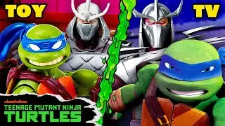 TMNT Toys | Leo & Splinter's Epic Battle Against Shredder! ⚔️ | Teenage Mutant Ninja Turtles
