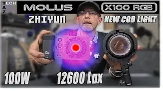 Zhiyun MOLLUS X100 RGB, Petite & Puissante, 100W  / 12&nbsp;600 lux au creux de la main !