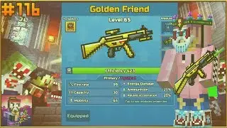 Pixel Gun 3D - Walkthrough Part #116 [Golden Friend & Review]
