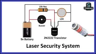 Building a #DIY Laser Security Alarm System | Super #Easy #Electronics #Project! 🔐🛠️