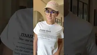 Small Business Vlog | Mama Duck Tee | Mom Brand | Definition T-shirt #tshirtdesign #giplings #tshirt
