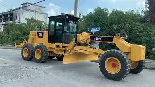 Caterpillar 140H Motor grader testing video!